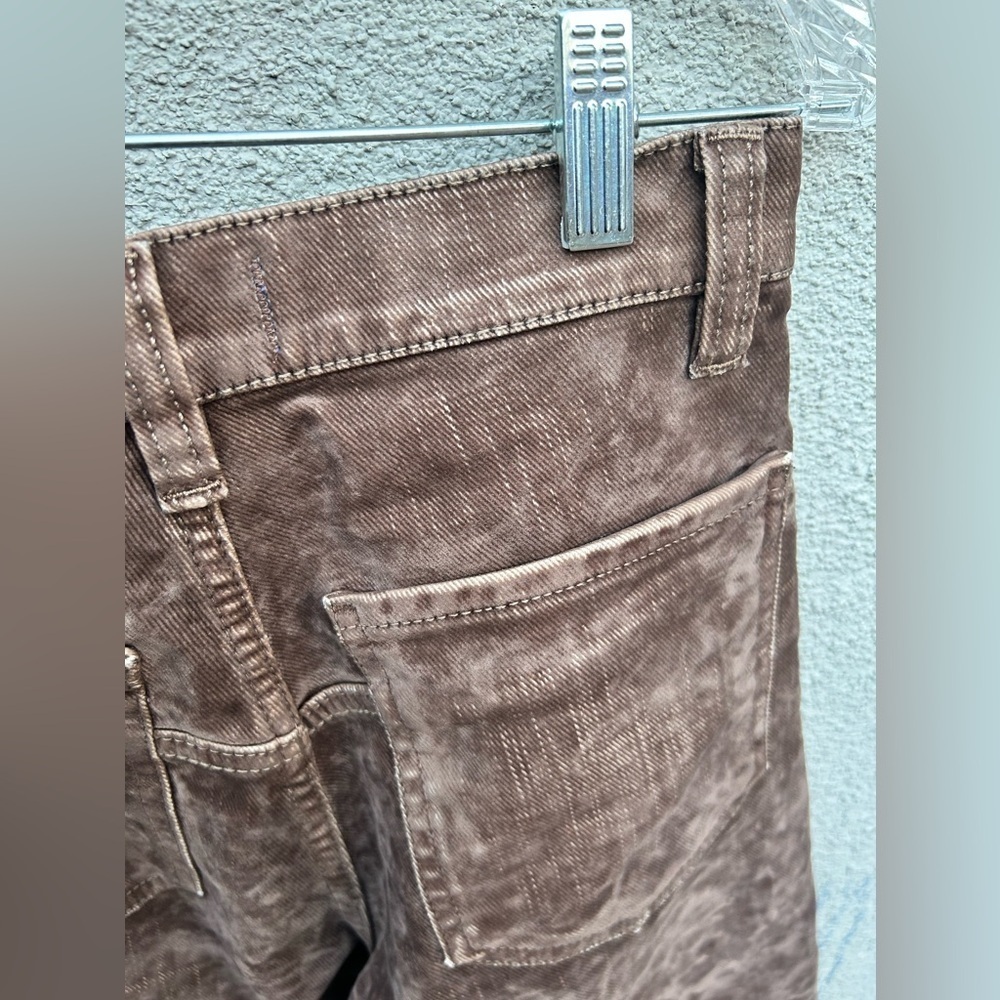 We The Free Tinsley Baggy High-Rise Flocked Jeans - Otter New with Tags! - Picture 8 of 10